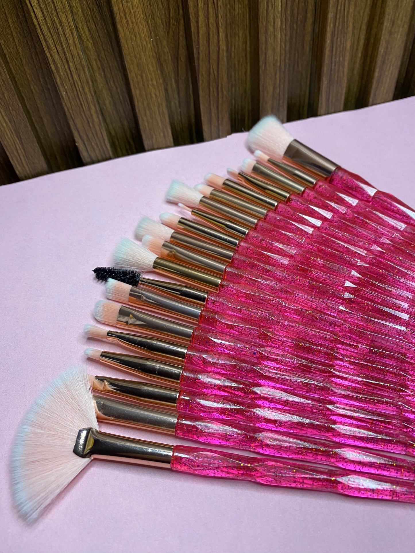Set de brochas (20 piezas) Rosa