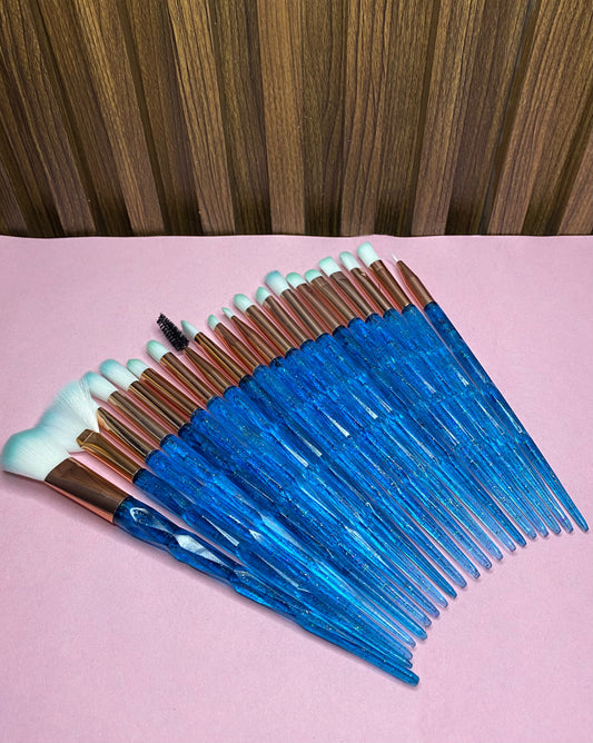 Set de brochas (20 piezas) Azul
